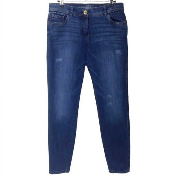 Yessica Boyfriend Skinny Leg Jeans - Picture 1 of 9
